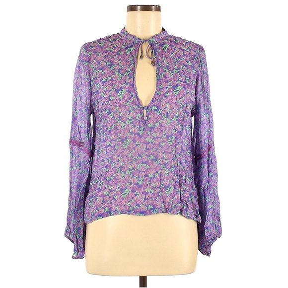 SOLD VNTG Spell Gypsy Collective WILDFLOWER Blouse - Picture 8 of 9